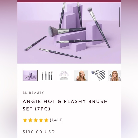 BK Beauty Angie Hot & Flashy Brush Set (7 PC) - Picture 3 of 3